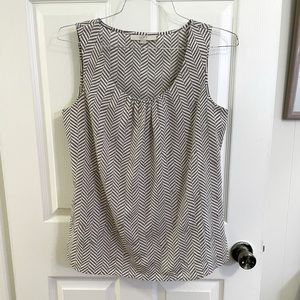 Ann Taylor Loft Geometric Tank